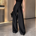 Fashion Drooping Wide-leg Pants Women Beautilu
